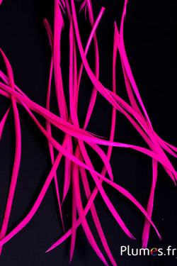 Oie strippé  - 10-17 cm - fuchsia